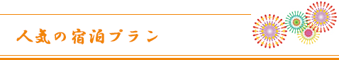 人気の宿泊宿泊プラン